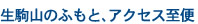 生駒山のふもと、アクセス至便
